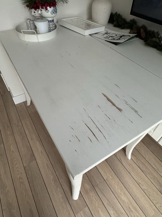 Toaletka biurko ikea drewno