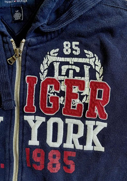 Tommy Hilfiger orginalna bluza sportowa rozpinana S/M kaptur vintage