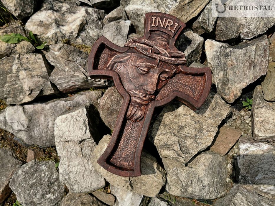 Płaskorzeźba Jezus ukrzyżowany prezent 50 cm