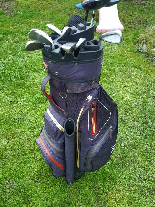 Kije golfowe Torba ZESTAW TaylorMade dla leworęcznych