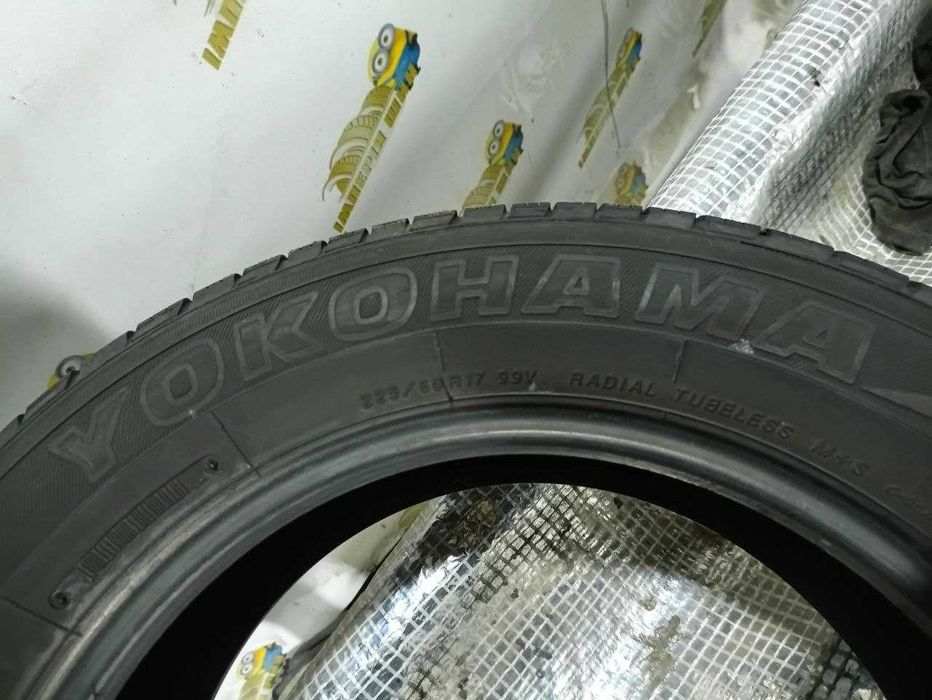Шини Yokohama 225/60R17. 1шт. Літо Розпаровка (0080)
