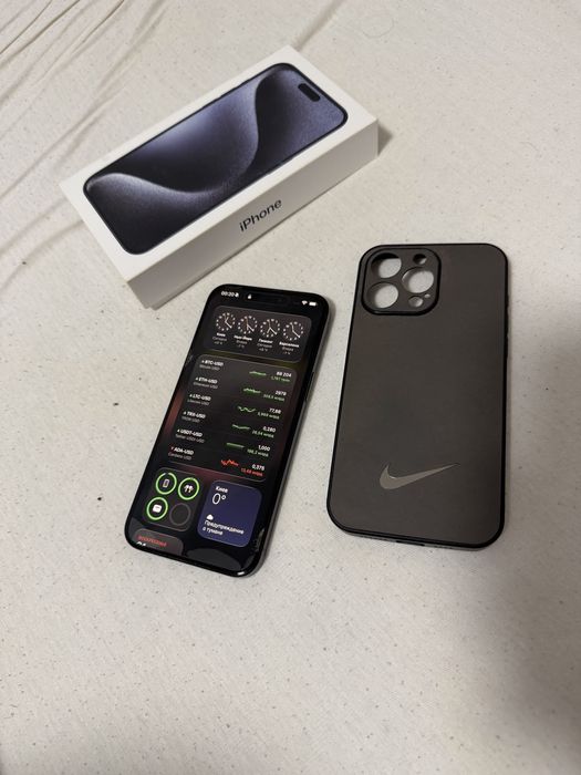 Iphone 15 pro max 256gb battery 89% box+ neverlock