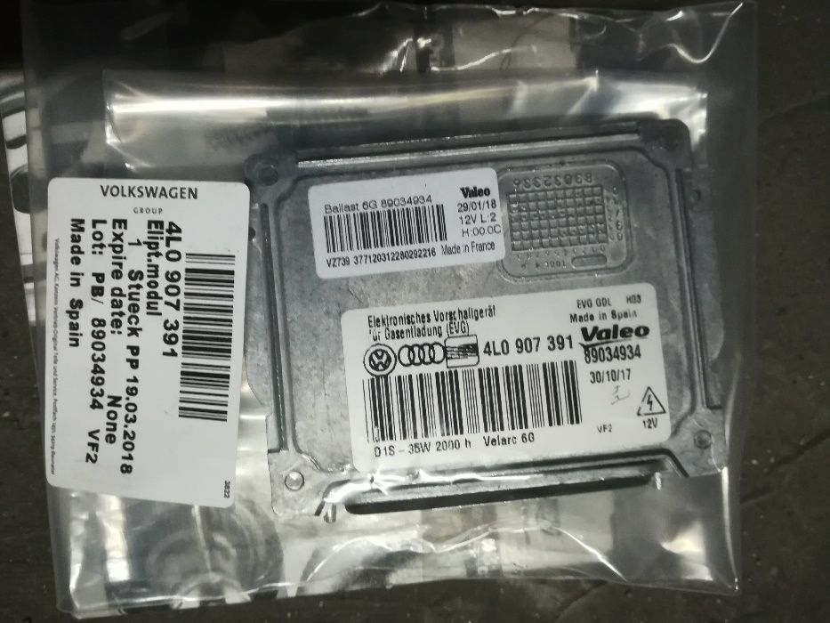 MODULO potencia e/ou UNIDADE farois, VW SEAT