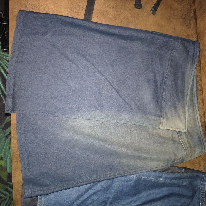 4 spódnice do kolan jeansowe i w stylu jeans 40-42