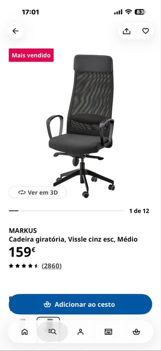 cadeira gamer  (IKEA)