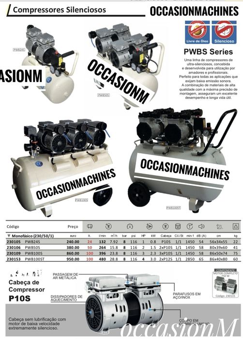 Compressores silenciosos