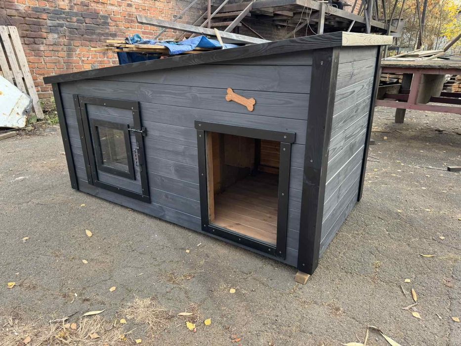 Вольєри та будки  для собак під замовлення!
