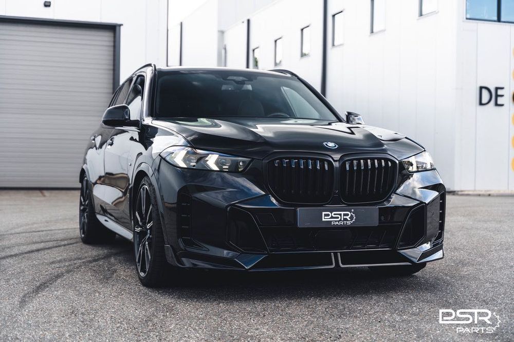 Губа БМВ Х5 Г05 губа на передний бампер BMW X5 G05 накладка бампера сплитер обвес х5 юбка элерон