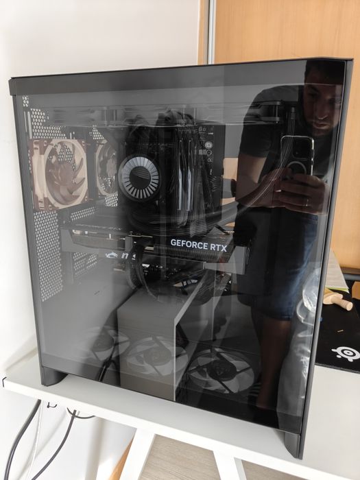 Caixa PC NZXT H7 Flow (2024) c/6 ventoinhas Artic