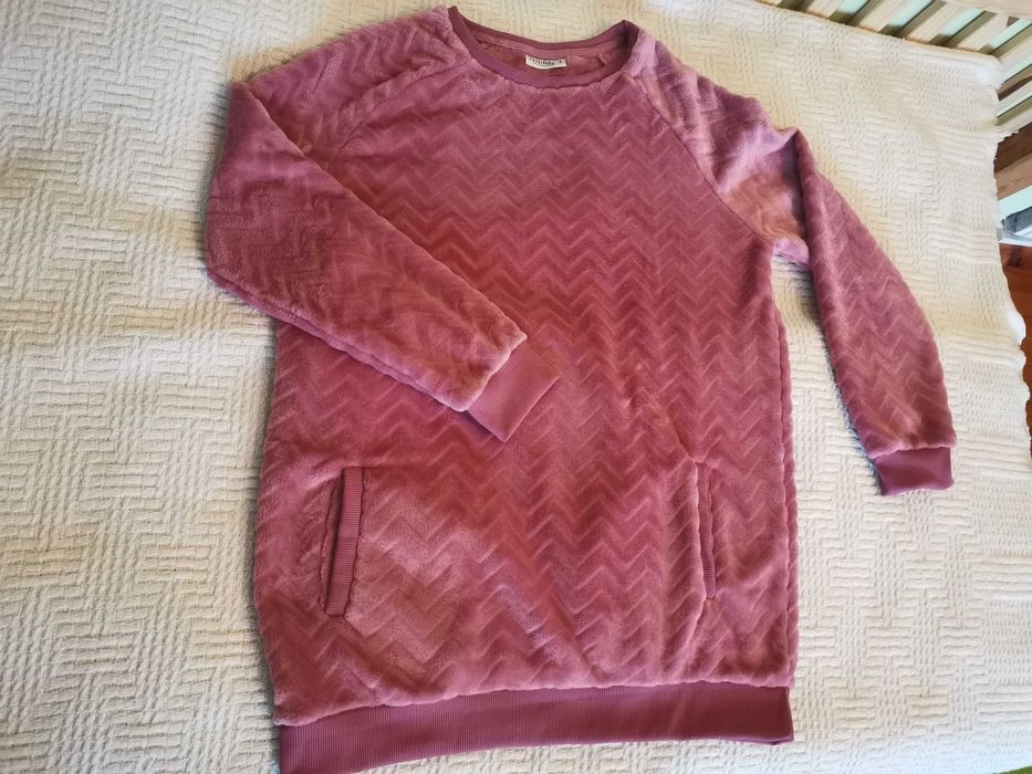 Bluza z kieszeniami Janina, welur