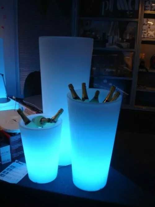 Vasos com iluminação led