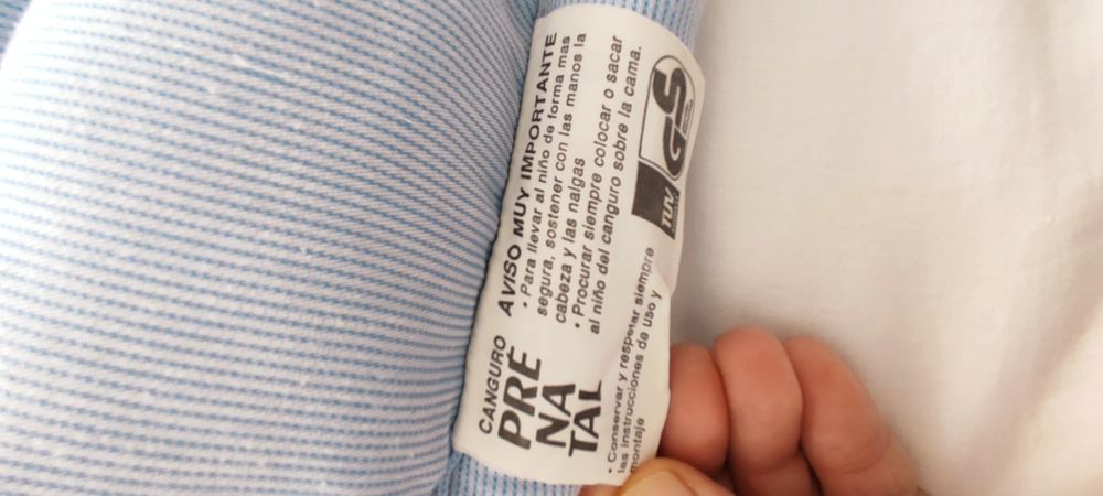 Porta bebés da Prénatal. Marsúpio