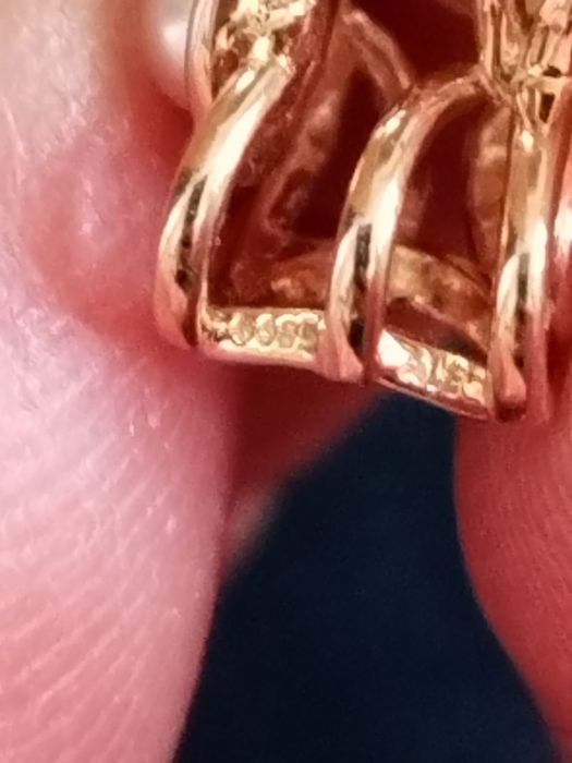 Pandora złoty 14k charms złoto 585 serce