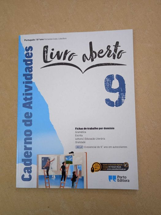 Caderno de Atividades- Livro aberto - Português - 9.º Ano (NOVO)