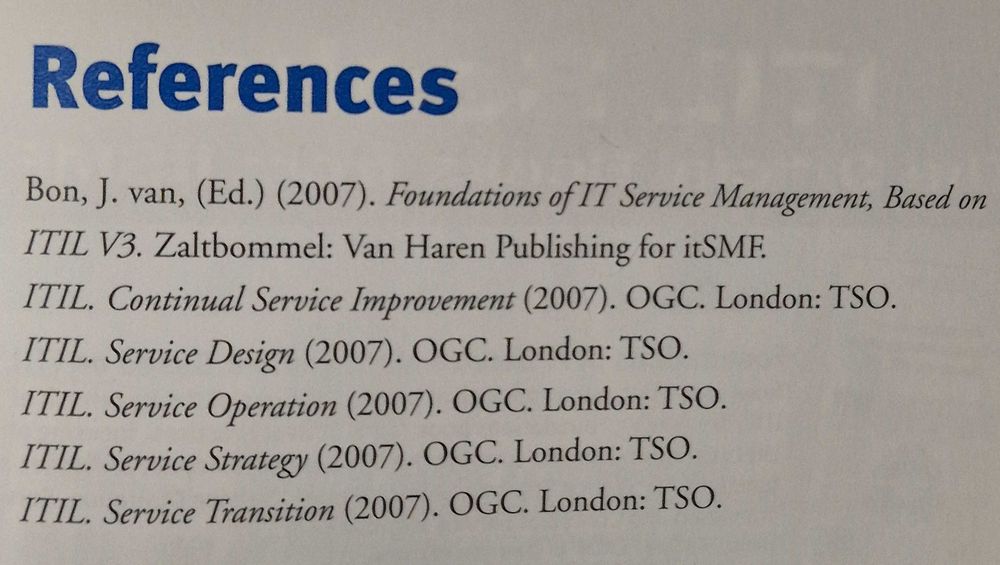 IT Service Management based on ITIL V3 - A Pocket Guide