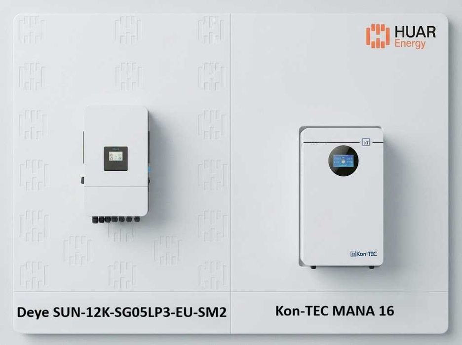 ZESTAW: Kon-TEC MANA 16 – Niskonapięciowy domowy magazyn energii LiFePO₄ + Inwerter Deye SUN-12K-SG05LP3-EU-SM2