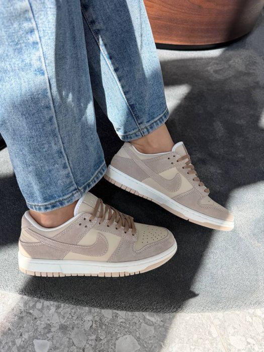 Жіночі кросівки Nike SB Dunk Low Light Brown Suede найк сб данк