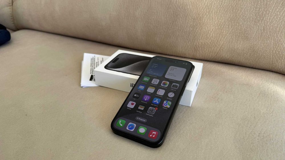 Vendo troco iPhone 15 Pro Max 256Gb Preto C/Fatura e Garantia Nacional