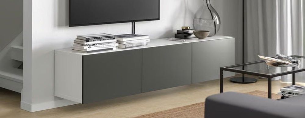 BESTÅ Ława TV z drzwiami, szafka rtv, szafka pod telewizor