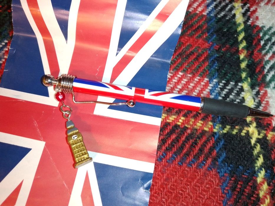 Caneta C/bandeira Inglesa/Big Ben-7E-Bandeira Inglessa Pau-5E Desde 2E