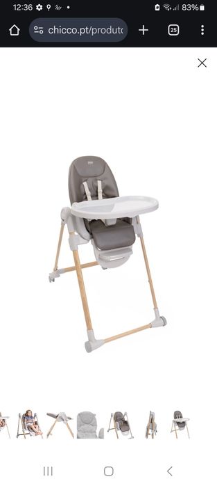 Cadeira de papa Chicco