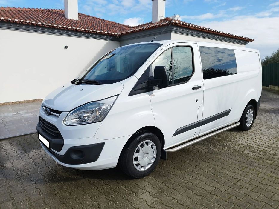 Ford Transit Custom 2.2 Tdci 125 Cv 5 Lugares, Longa A/C