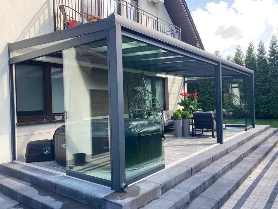 Aluminiowe zadaszenia i przeszklenia tarasów