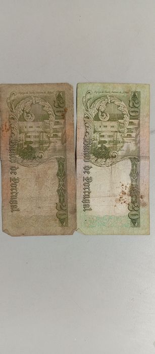 Notas antigas de escudos português