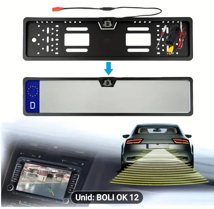 Suporte de matricula com câmara
Fornecida com cabo d