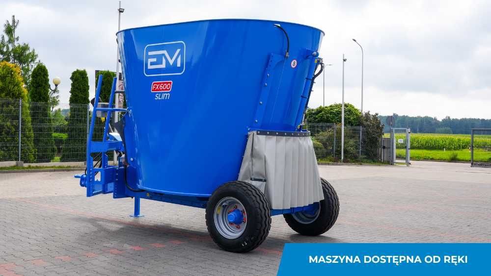 Wóz paszowy | EM RINO FX600SLIM | 6 m³ | DOSTĘPNA OD RĘKI |