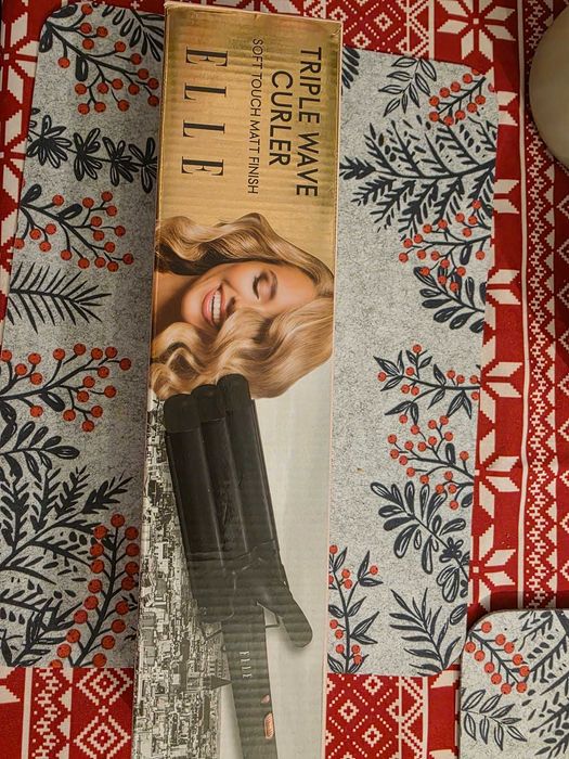 ELLE TRIPLE WAVE CURLER Falownica Potrójna Lokówka do włosów