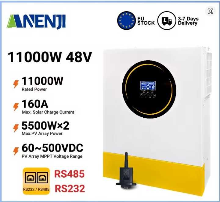 Anenji 11 кВт Гибридный  инвертор