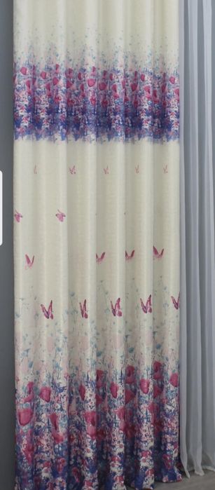 Штора в стиле прованс