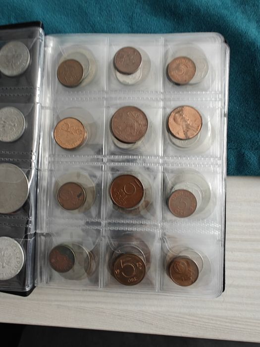Klaser z monetami 120szt