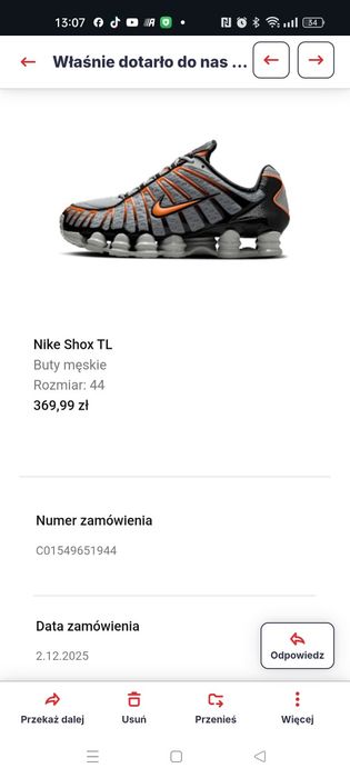 Buty Nike Shox TL rozm 44