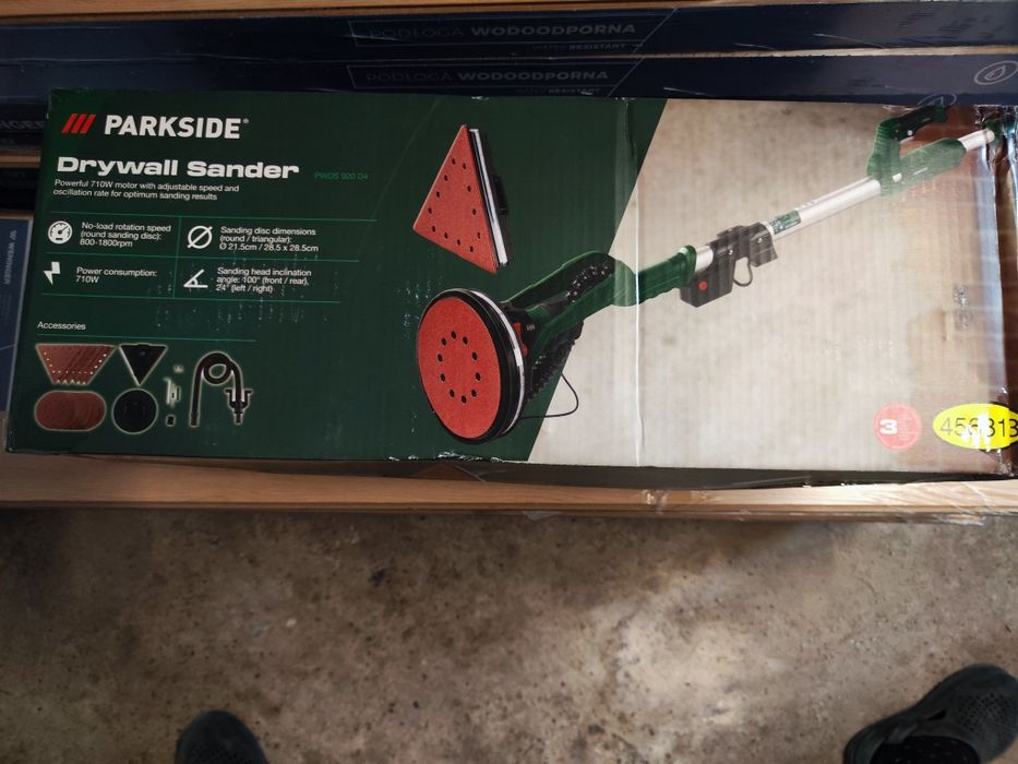Szlifierka do gipsu sieciowa Parkside pwds 920 d4