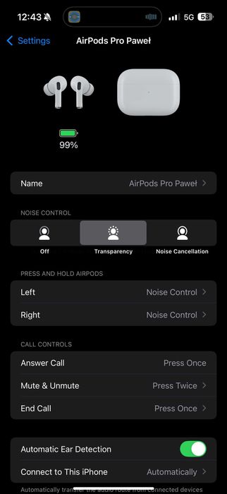 Oryginalne Słuchawki AirPods Pro