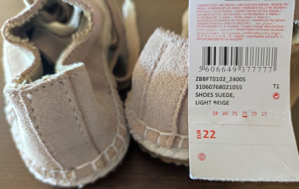 Alpercatas cordões novas 15€ com envio