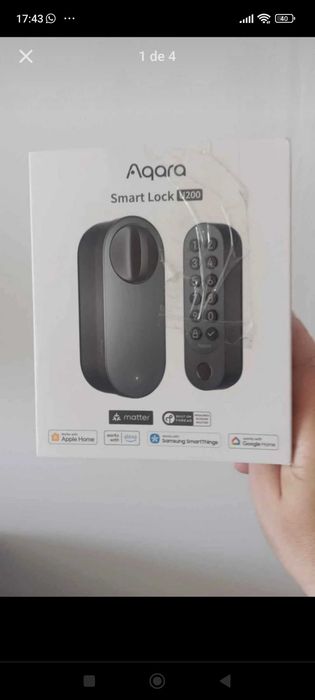 Fechadura inteligente porta casa