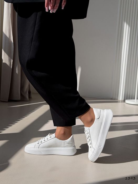 Кеди натуральна шкіра