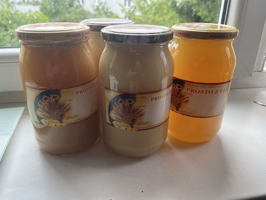 Miód pszczeli od wójka duze słoiki 1,6kg