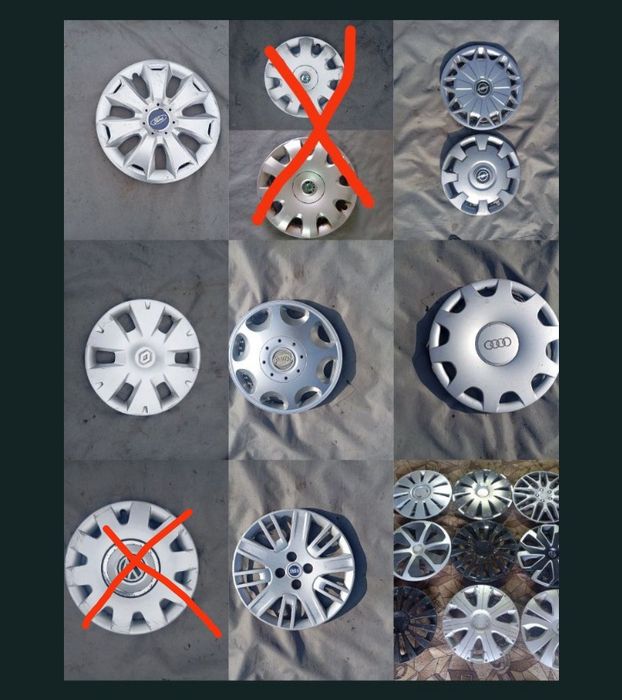 Автомобільний ковпак R 14-15-16 Skoda, Chevrolet ,Volkswagen ,Renault