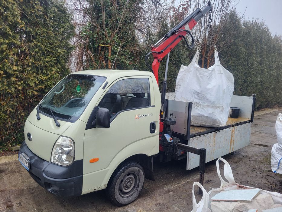 Transport do 3,5t mały hds 1t wywrotka