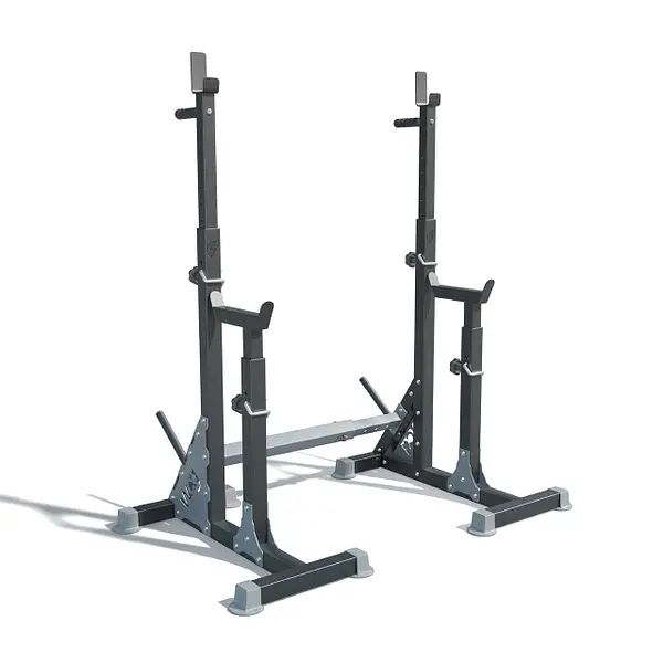 Професійна Лавка для жиму регульована + Стійки під штангу Скамья жима
