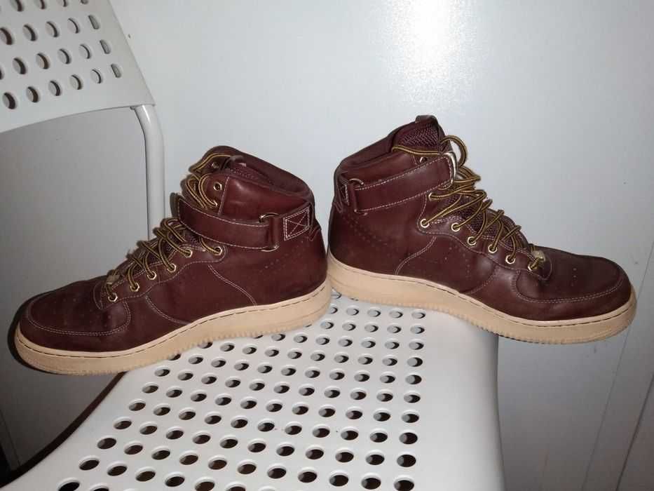 Кроссовки ботинки Найк кожа, Nike