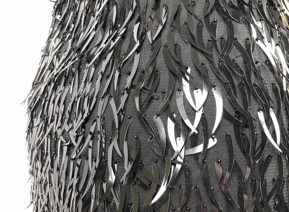 Sukienka sylwestrowa NOWA mała czarna M cekiny