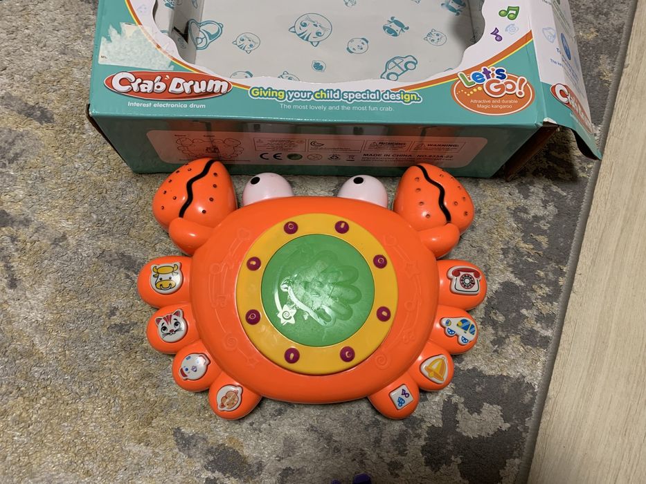 Музичний крабик 1+