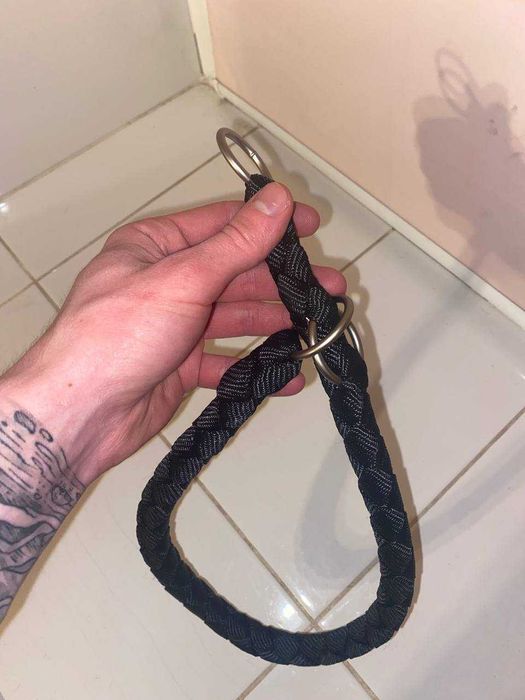 Нашийник-зашморг для собак Trixie Cavo L-XL 52-60 см/18 мм - чорний