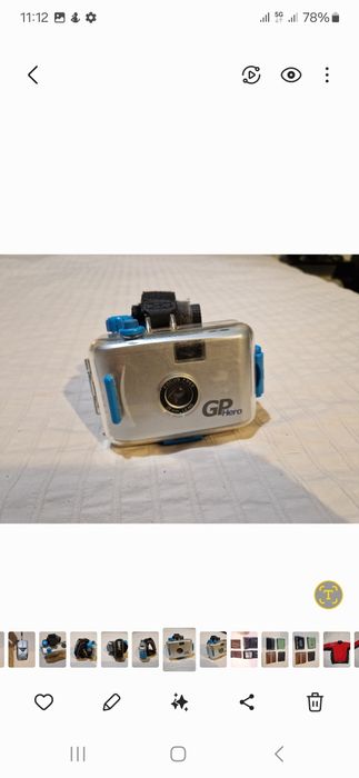 Maquina fotográfica rolo GOPRO vintage