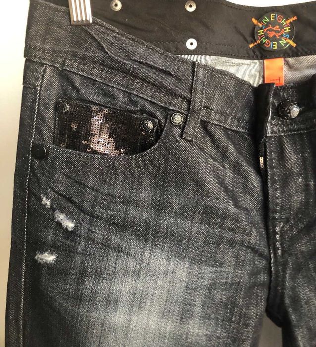 Джинси жіночі з паєтками, EIGHTH SIN, розмір М